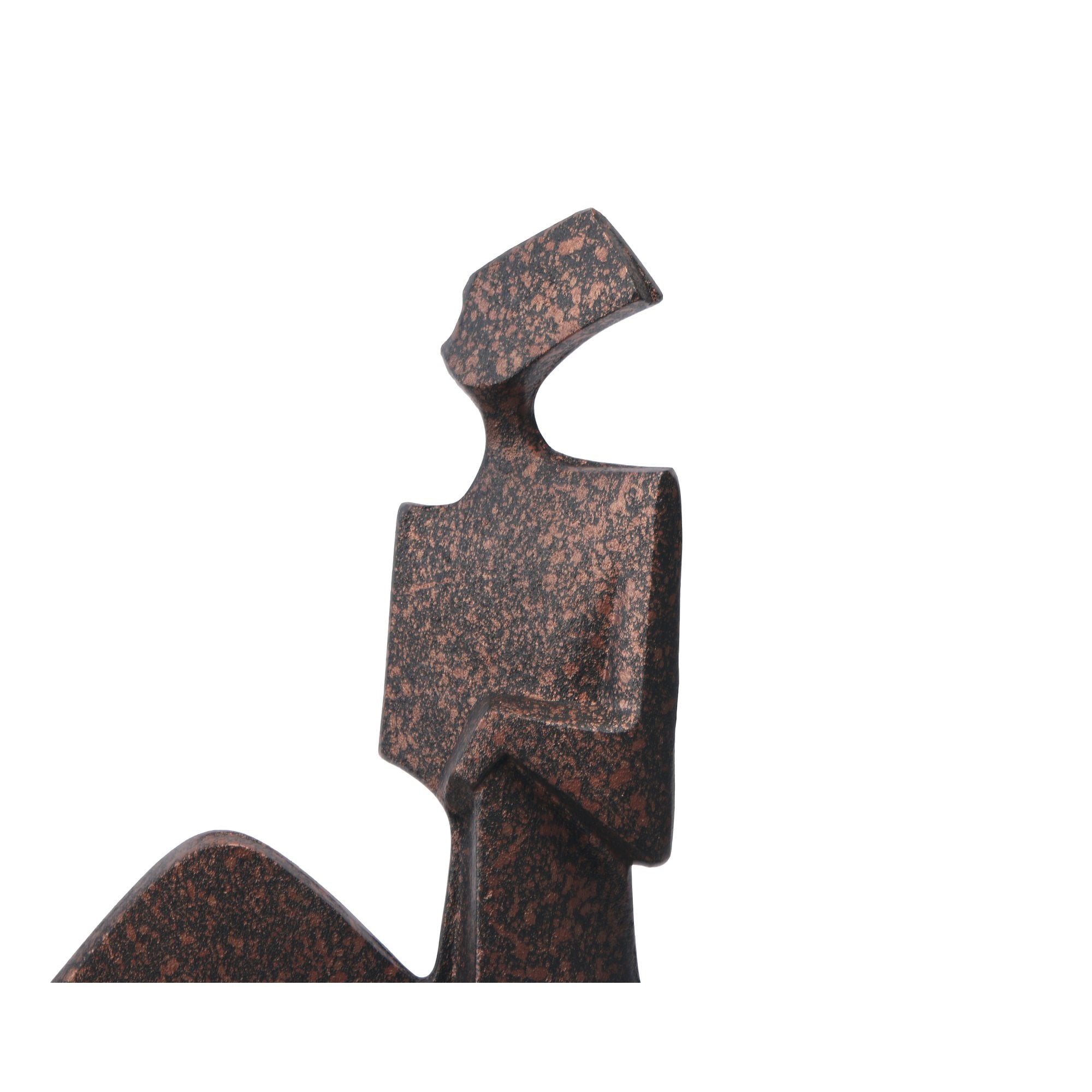 Cassia Speckled Black Bronze Effect Sculpture by Liang & Eimil