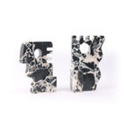 Cortex Black Marble Bookends by Liang & Eimil