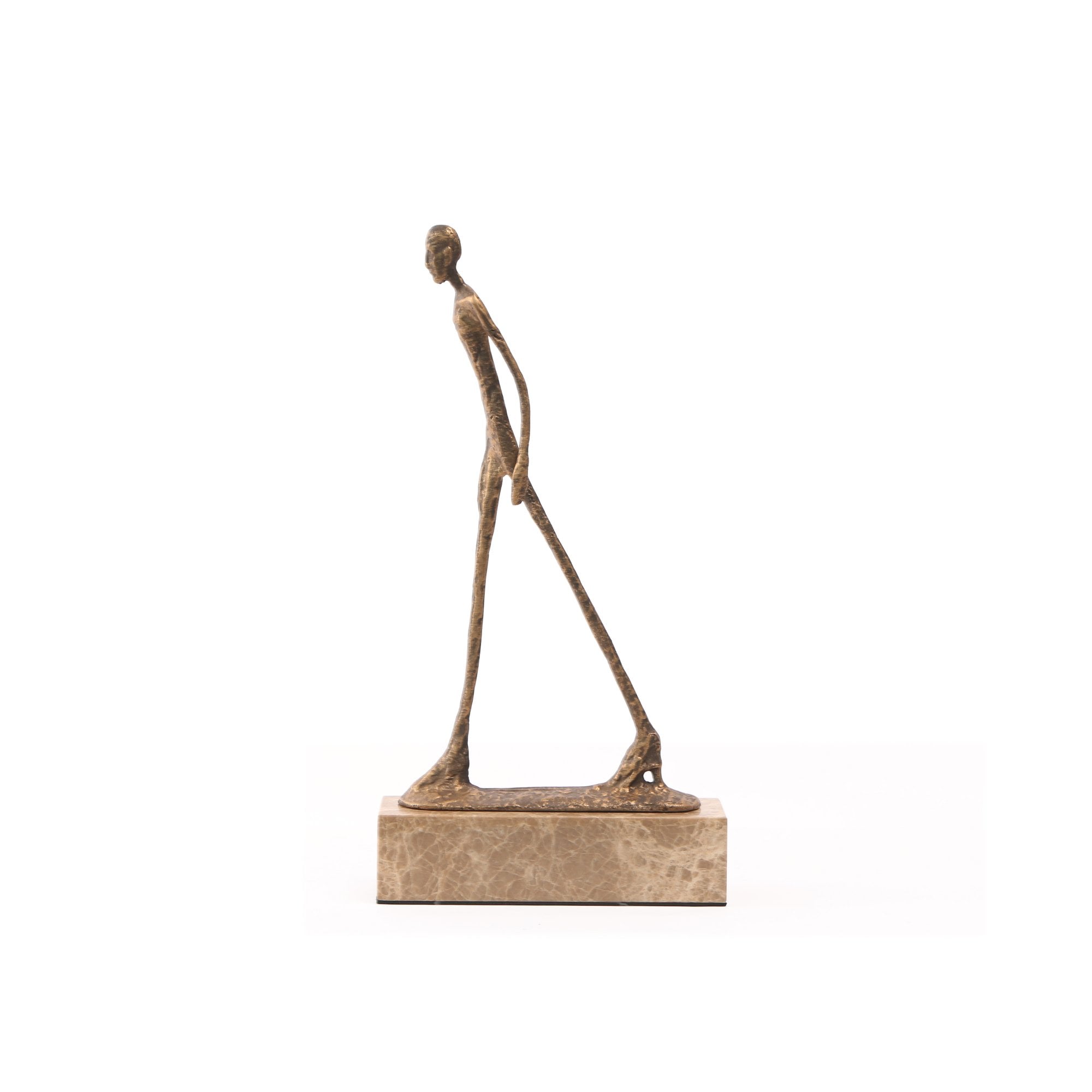 Stride Gold Bronze Sculpture by Liang & Eimil