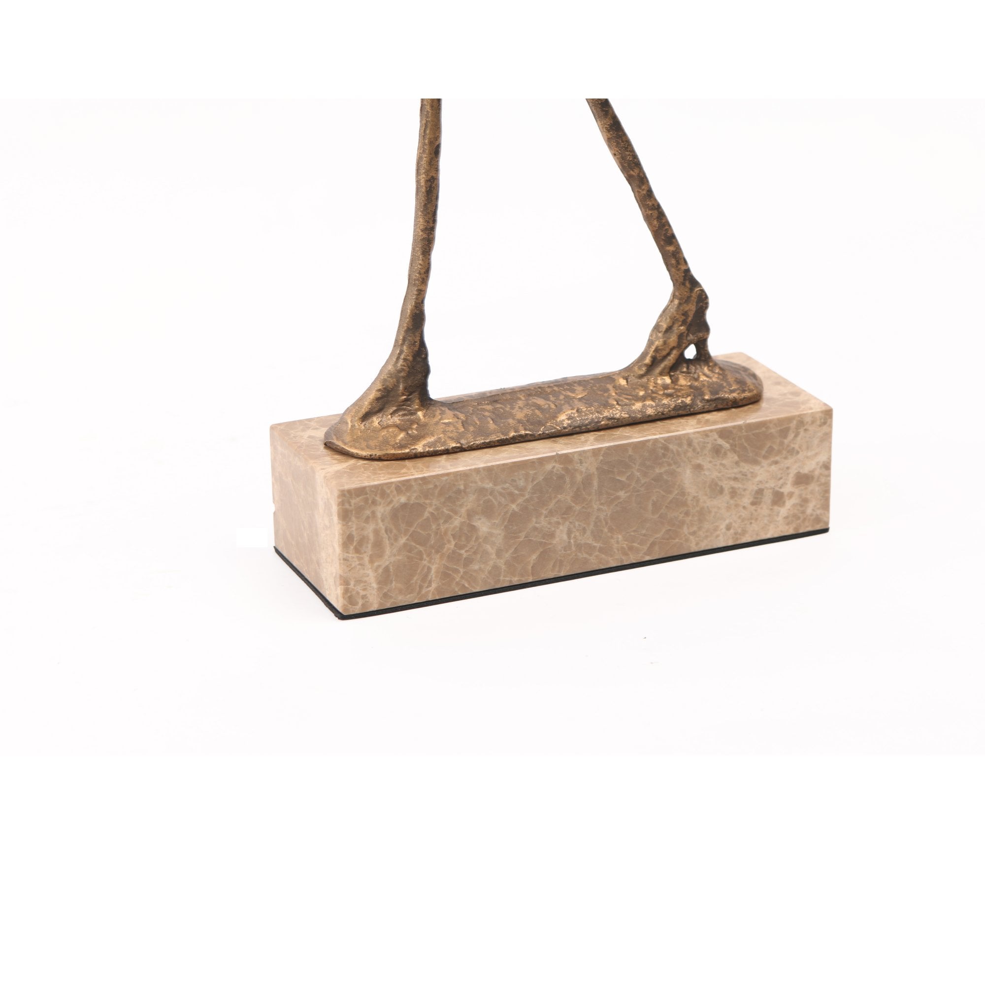 Stride Gold Bronze Sculpture by Liang & Eimil
