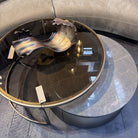 Belvedere Royal Gold Nesting Coffee Table Set of 2 by Libra Interiors