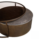 Belvedere Royal Gold Nesting Coffee Table Set of 2 by Libra Interiors