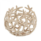 Seaside Starfish Beige Stonewash Deep Bowl by Libra Interiors