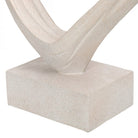 Aven White Sculpted Heart by Libra Interiors