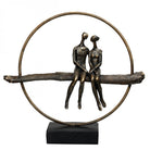 Circle of Life Couple Sculpture by Libra Interiors