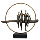 Circle of Life Family Sculpture by Libra Interiors