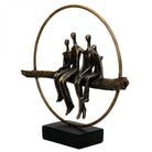 Circle of Life Family Sculpture by Libra Interiors