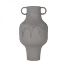 Alora Brown Textured Metal Vase Tall by Libra Interiors