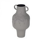 Alora Brown Textured Metal Vase Tall by Libra Interiors