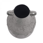 Alora Brown Textured Metal Vase Tall by Libra Interiors