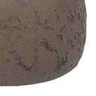 Alora Brown Textured Metal Vase Large by Libra Interiors