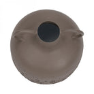 Alora Brown Textured Metal Vase Small by Libra Interiors