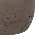 Alora Brown Textured Metal Vase Small by Libra Interiors