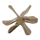 Ellie Large Bloom Brass Aluminium Sculpture by Libra Interiors