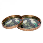 Tropical Birds Set of 2 Trays by Libra Interiors