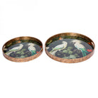 Tropical Birds Set of 2 Trays by Libra Interiors