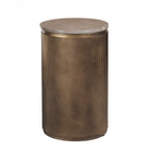 Belvedere Royal Gold Nesting Side Tables Set of 2 by Libra Interiors