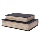 Dark Set of 2 Book Boxes by Libra Interiors