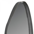 Oregon Medium Gilded Oak Wood Wall Mirror by Libra Interiors