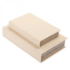 Cream Set of 2 Book Boxes by Libra Interiors