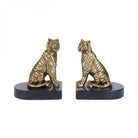 Kavari Tiger Granite Bookends Set of 2 by Libra Interiors