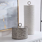 Cyprien Ceramic Containers - Set of 2 by Uttermost