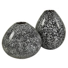 Cosmic Black & White Vases - Set of 2 by Uttermost