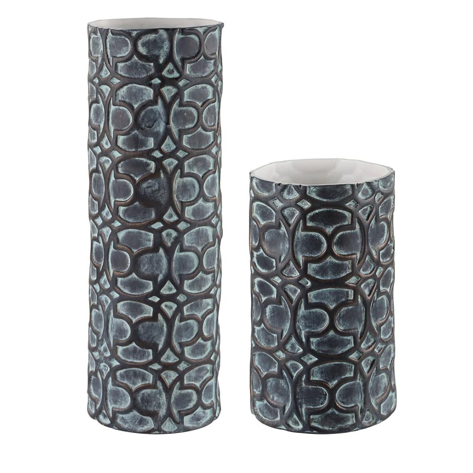 Baltra Bronze Patina Vases - Set of 2 by Uttermost
