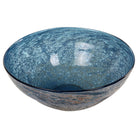Genovesa Aqua Glass Bowl by Uttermost