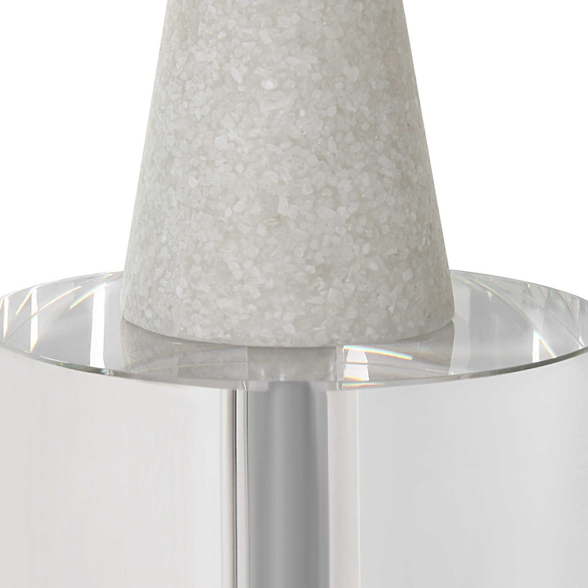 Norte White Stone Sculptures - Set of 2 by Uttermost