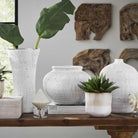 Floreana Round White Vase by Uttermost