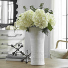 Floreana Tall White Vase by Uttermost