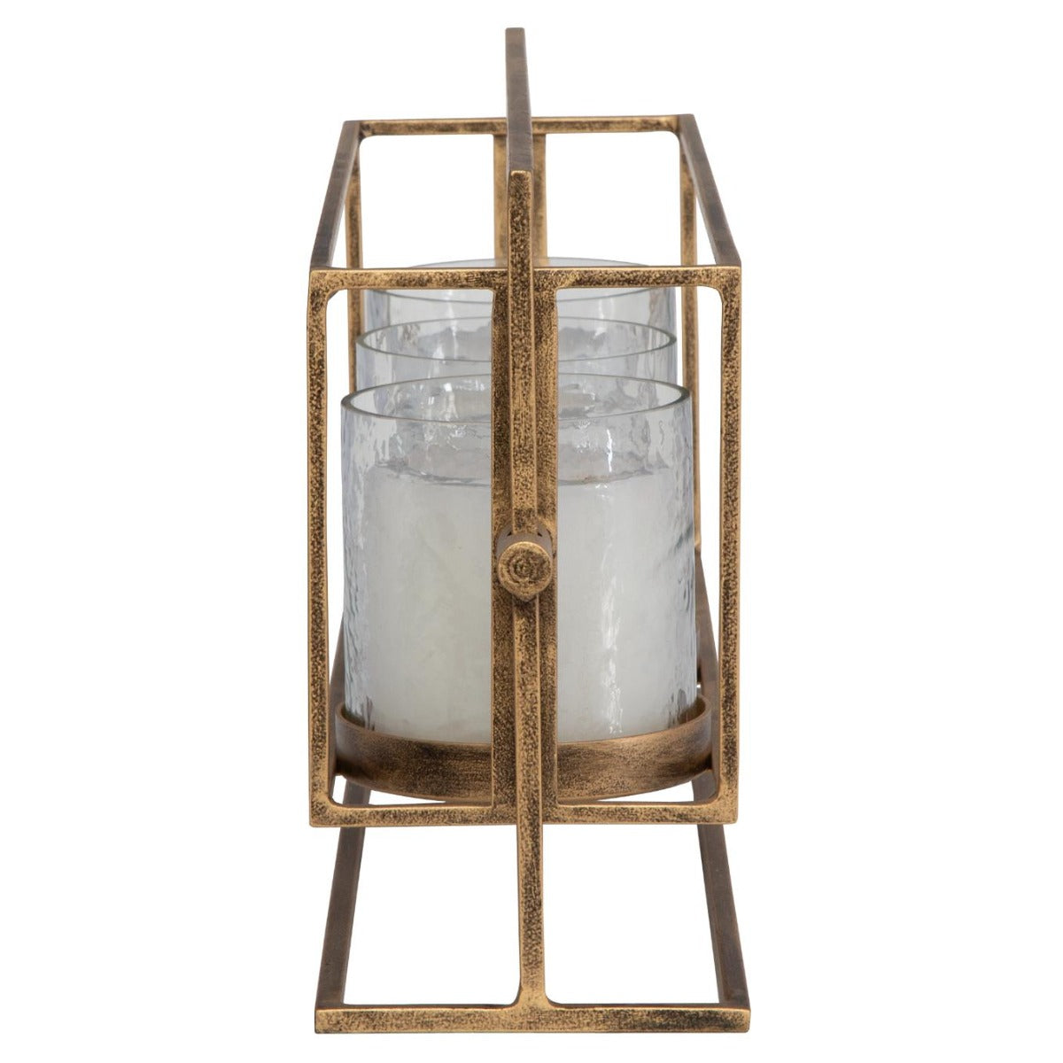 Wenman Gold Triple Candleholder by Uttermost