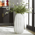 Merritt Indoor-Outdoor White Floor Vase by Uttermost