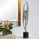 Pochette Ribbed Abstract Sculpture by Uttermost