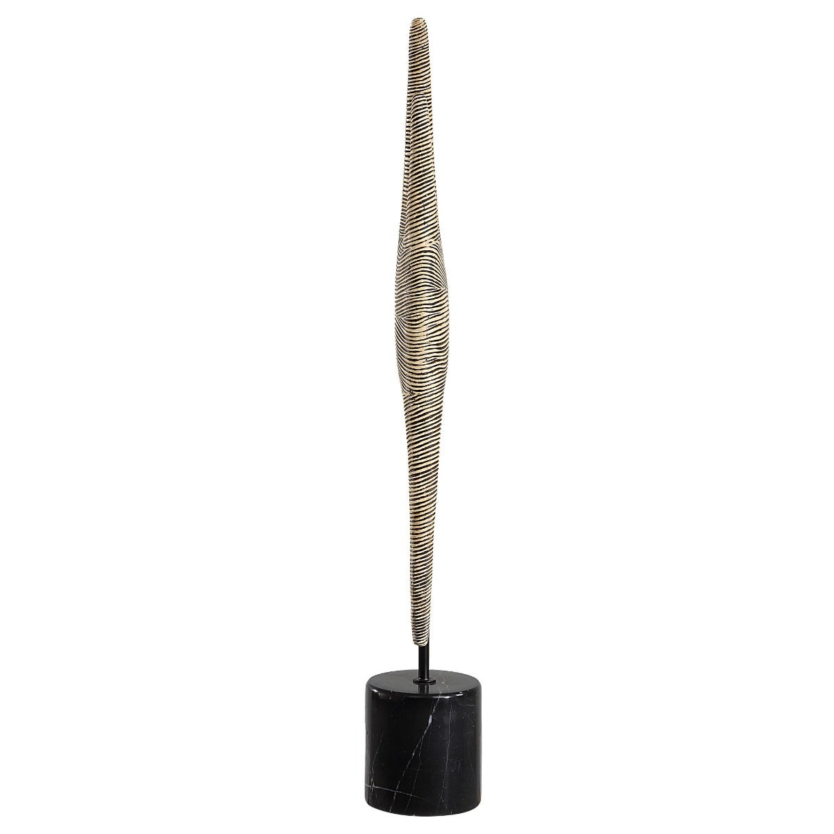 Pochette Ribbed Abstract Sculpture by Uttermost