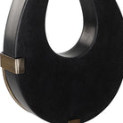 Abstract Flame Sculptures in Black - Set of 2 by Uttermost