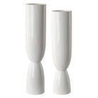 Kimist White Vases - Set of 2 by Uttermost