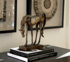Openly Grazing Horse Sculpture by Uttermost