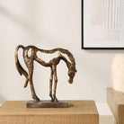 Openly Grazing Horse Sculpture by Uttermost