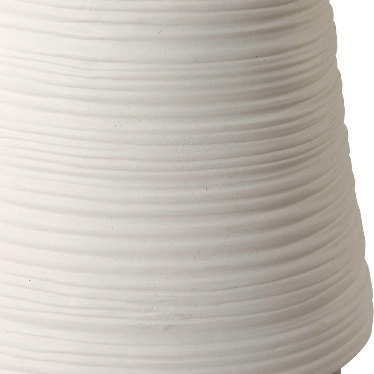 Ridgeline White Vases - Set of 2 by Uttermost
