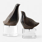 Nesting Bird Gray Sculptures - Set of 2 by Uttermost