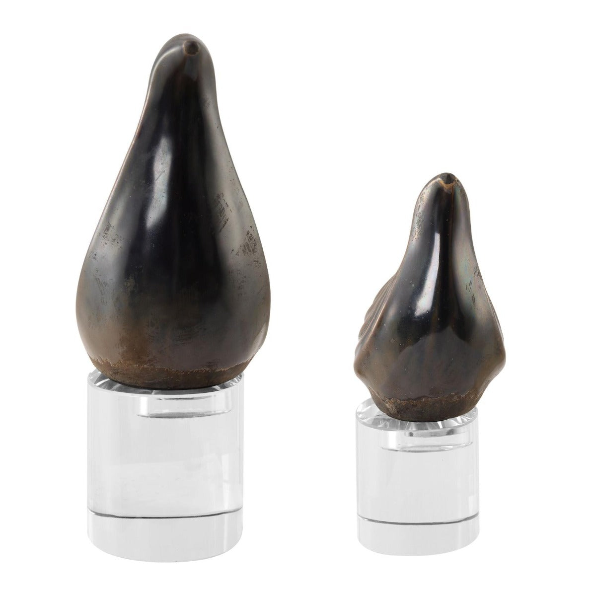 Nesting Bird Gray Sculptures - Set of 2 by Uttermost
