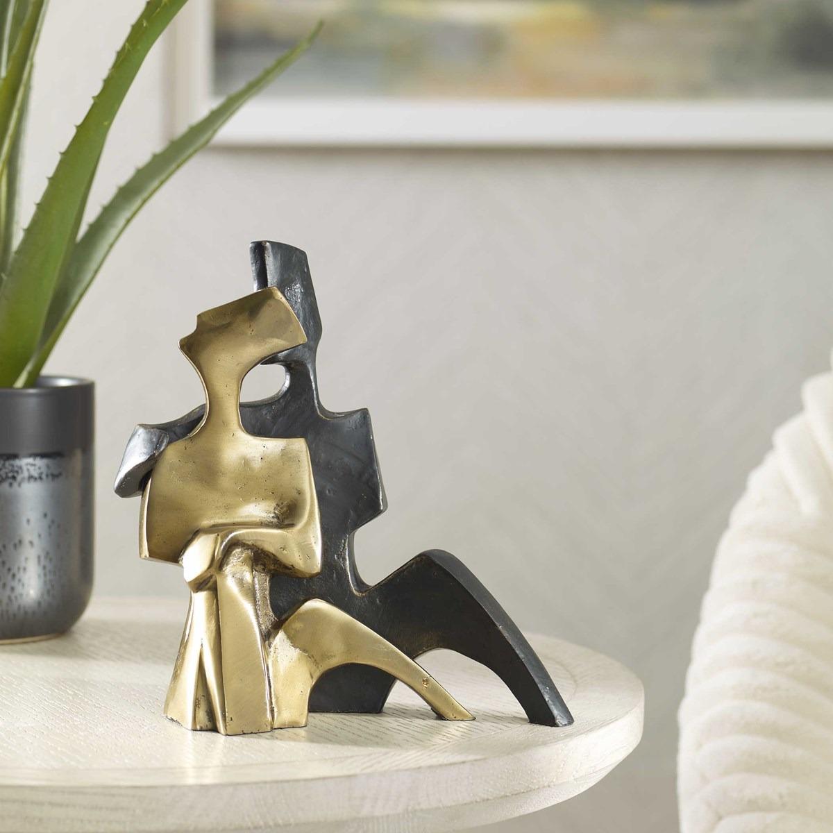 Affection Bronze Gold Sculpture - Set of 2 by Uttermost