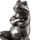 Daydreaming Frogs Aged Silver Bookends - Set of 2 by Uttermost
