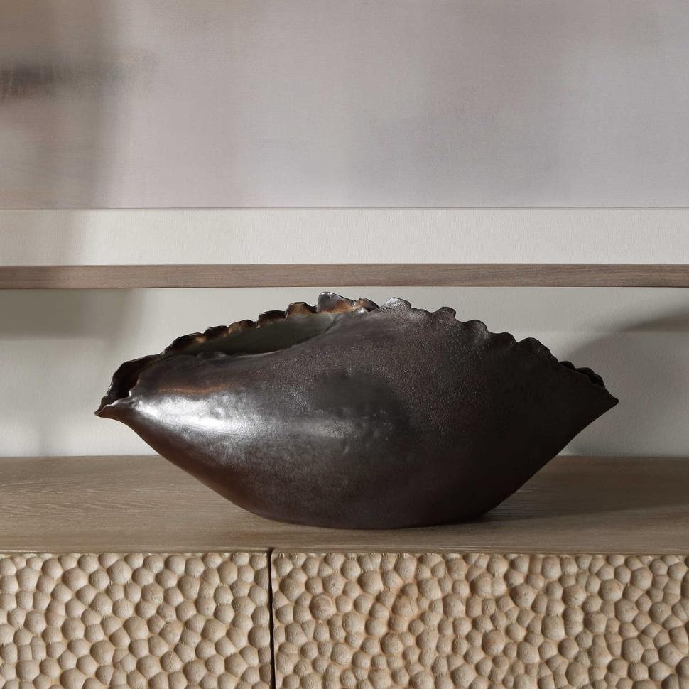 Blossom Bronzed Metallic Vase by Uttermost