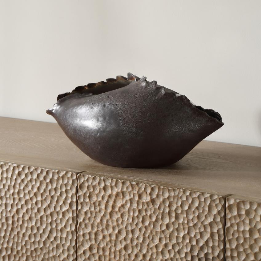 Blossom Bronzed Metallic Vase by Uttermost
