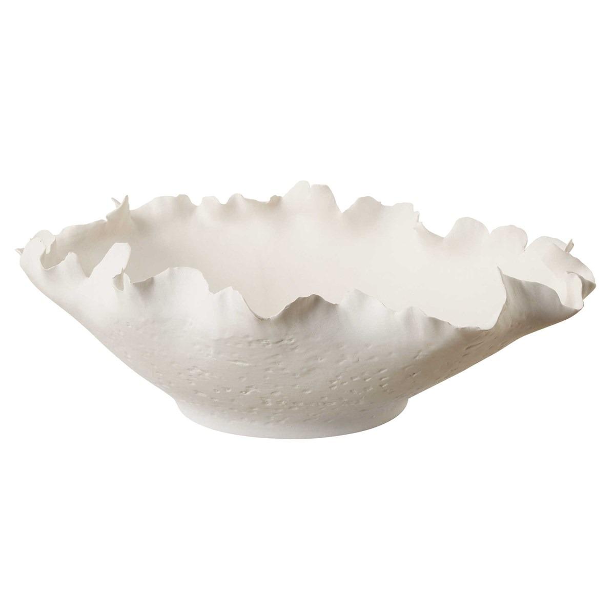 Blossom Short Off-White Bowl by Uttermost