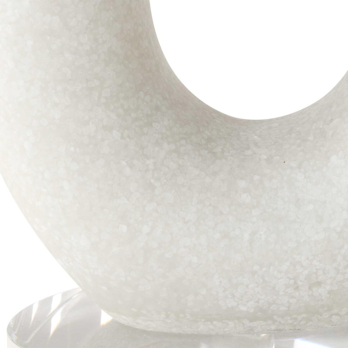 Feamelo Ivory Stone Candleholders - Set of 2 by Uttermost