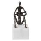 Sit Back, Relax And Read, Iron Sculpture by Uttermost
